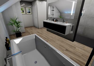 Planification de salle de bain en 3D